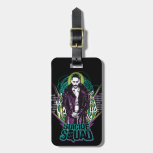 Suicide Squad   Grafisch joker Retro Rock Bagagelabel