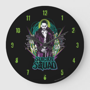 Suicide Squad   Grafisch joker Retro Rock Grote Klok