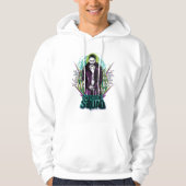 Suicide Squad | Grafisch joker Retro Rock Hoodie (Voorkant)