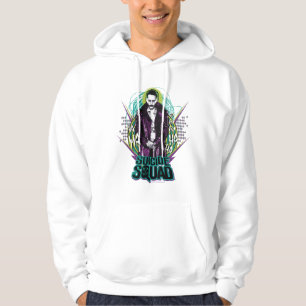Suicide Squad Grafisch joker Retro Rock Hoodie