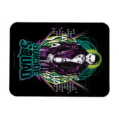 Suicide Squad | Grafisch joker Retro Rock Magneet (Horizontaal)