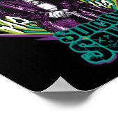 Suicide Squad | Grafisch joker Retro Rock Poster (Hoek)