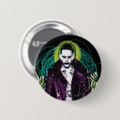 Suicide Squad | Grafisch joker Retro Rock Ronde Button 5,7 Cm (Voorkant /achterkant)