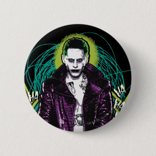 Suicide Squad Grafisch joker Retro Rock Ronde Button 5,7 Cm
