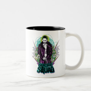 Suicide Squad   Grafisch joker Retro Rock Tweekleurige Koffiemok
