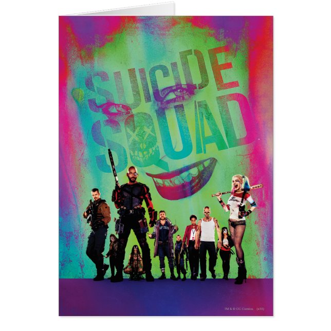 Suicide Squad | Green Joker & Squad Movie Poster (Voorkant)
