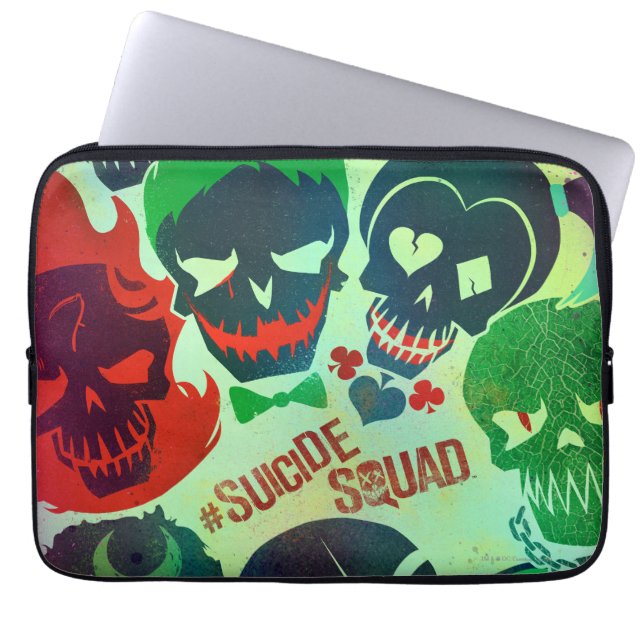 Suicide Squad | Groep Toss Laptop Sleeve (Voorkant)