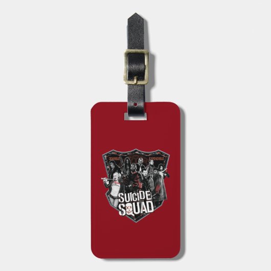 Suicide Squad | Group Badge-foto Bagagelabel (Voorkant verticaal)