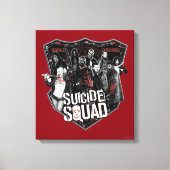 Suicide Squad | Group Badge-foto Canvas Afdruk (Voorkant)