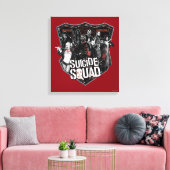 Suicide Squad | Group Badge-foto Canvas Afdruk (Insitu (Woonkamer))