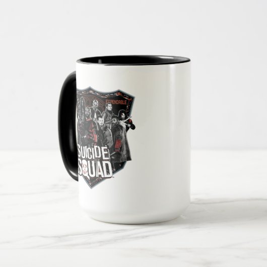 Suicide Squad | Group Badge-foto Mok (Voorkant links)