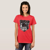 Suicide Squad | Group Badge-foto T-shirt (Voorkant volledig)