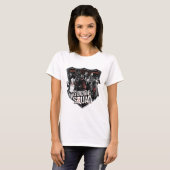 Suicide Squad | Group Badge-foto T-shirt (Voorkant volledig)