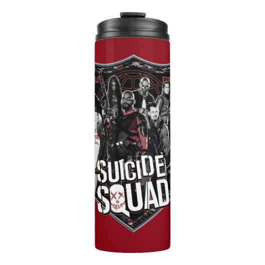 Suicide Squad | Group Badge-foto Thermosbeker (Voorkant)