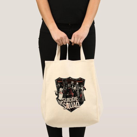 Suicide Squad | Group Badge-foto Tote Bag (Voorkant (product))