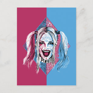 Suicide Squad   Harley Laugh Briefkaart