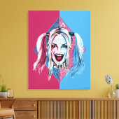 Suicide Squad | Harley Laugh Canvas Afdruk (Insitu (Woonkamer))