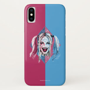 Suicide Squad Harley Laugh iPhone X Hoesje