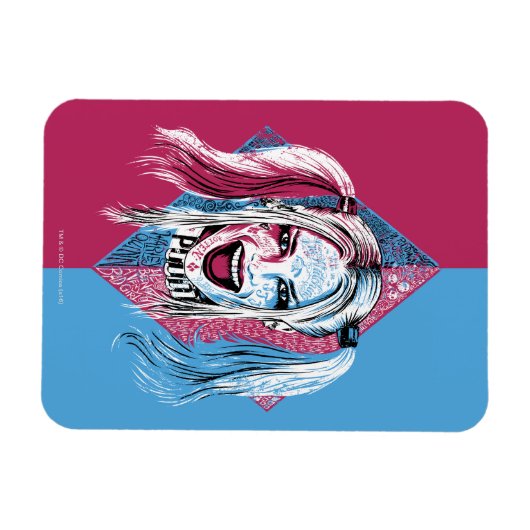 Suicide Squad | Harley Laugh Magneet (Horizontaal)