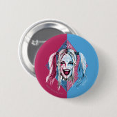 Suicide Squad | Harley Laugh Ronde Button 5,7 Cm (Voorkant /achterkant)