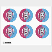 Suicide Squad | Harley Laugh Ronde Sticker (Vel)