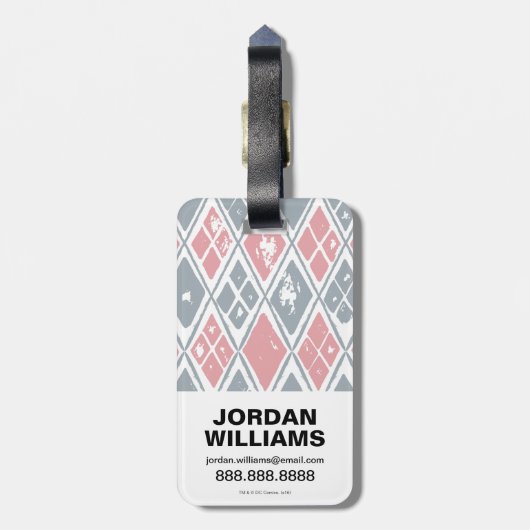 Suicide Squad | Harley Quinn Bagagelabel (Achterkant verticaal)