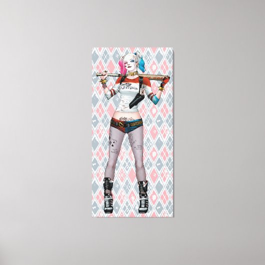Suicide Squad | Harley Quinn Canvas Afdruk (Voorkant)