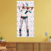 Suicide Squad | Harley Quinn Canvas Afdruk (Insitu (Woonkamer))