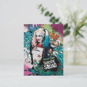 Suicide Squad | Harley Quinn Character Graffiti Briefkaart (Staand voorkant)