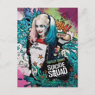 Suicide Squad   Harley Quinn Character Graffiti Briefkaart