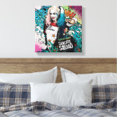 Suicide Squad | Harley Quinn Character Graffiti Canvas Afdruk (Insitu (Slaapkamer))