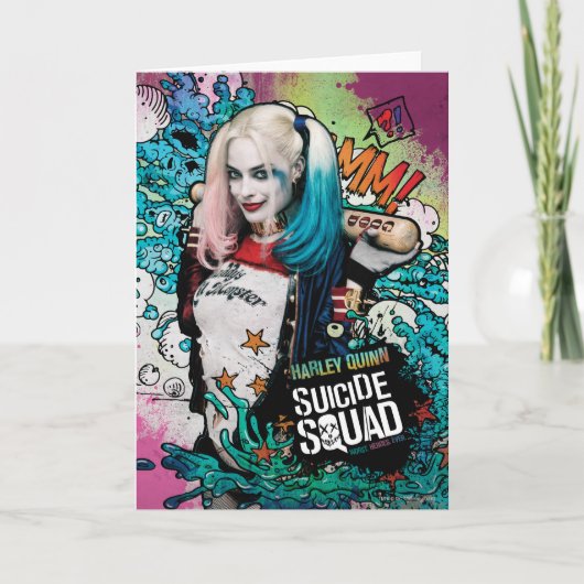 Suicide Squad | Harley Quinn Character Graffiti Kaart (Voorkant)