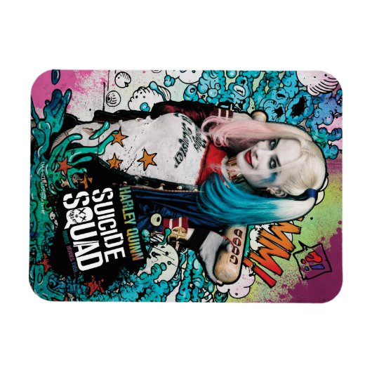 Suicide Squad | Harley Quinn Character Graffiti Magneet (Horizontaal)
