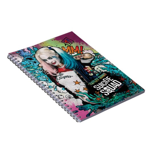 Suicide Squad | Harley Quinn Character Graffiti Notitieboek (Rechterzijde)