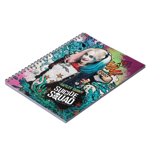 Suicide Squad | Harley Quinn Character Graffiti Notitieboek (Linkerzijde)