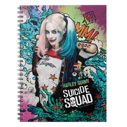 Suicide Squad | Harley Quinn Character Graffiti Notitieboek (Voorkant)