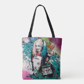 Suicide Squad | Harley Quinn Character Graffiti Tote Bag (Achterkant)