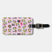 Suicide Squad | Harley Quinn Emoji Pattern Bagagelabel (Voorkant horizontaal)