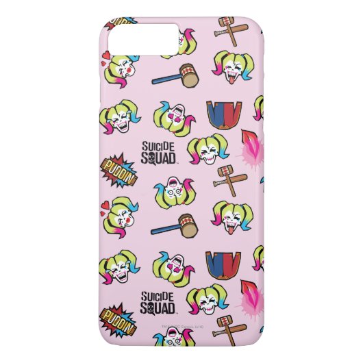 Suicide Squad | Harley Quinn Emoji Pattern Case-Mate iPhone Case (Achterkant)