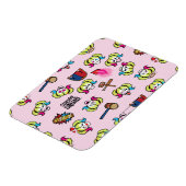 Suicide Squad | Harley Quinn Emoji Pattern Magneet (Linkerzijde)