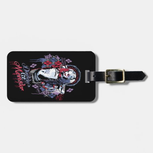 Suicide Squad | Harley Quinn Inked Graffiti Bagagelabel (Voorkant horizontaal)