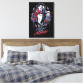 Suicide Squad | Harley Quinn Inked Graffiti Canvas Afdruk (Insitu (Slaapkamer))