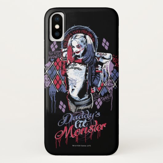 Suicide Squad | Harley Quinn Inked Graffiti Case-Mate iPhone Case (Achterkant)