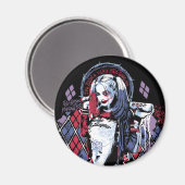 Suicide Squad | Harley Quinn Inked Graffiti Magneet (Voorkant / Achterkant)