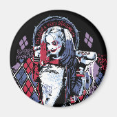 Suicide Squad | Harley Quinn Inked Graffiti Magneet (Voorkant)