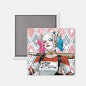 Suicide Squad | Harley Quinn Magneet (Voorkant / Achterkant)