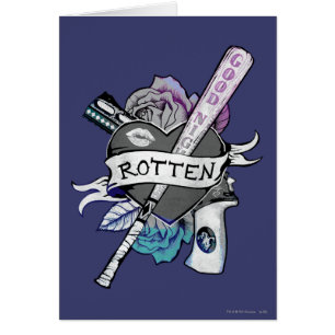 Suicide Squad   Harley Quinn "Rotten" Tattoo Art