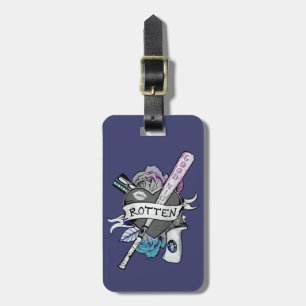Suicide Squad   Harley Quinn "Rotten" Tattoo Art Bagagelabel