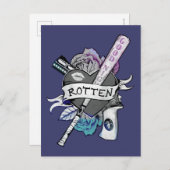 Suicide Squad | Harley Quinn "Rotten" Tattoo Art Briefkaart (Voorkant / Achterkant)