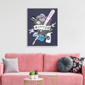 Suicide Squad | Harley Quinn "Rotten" Tattoo Art Canvas Afdruk (Insitu (Woonkamer))